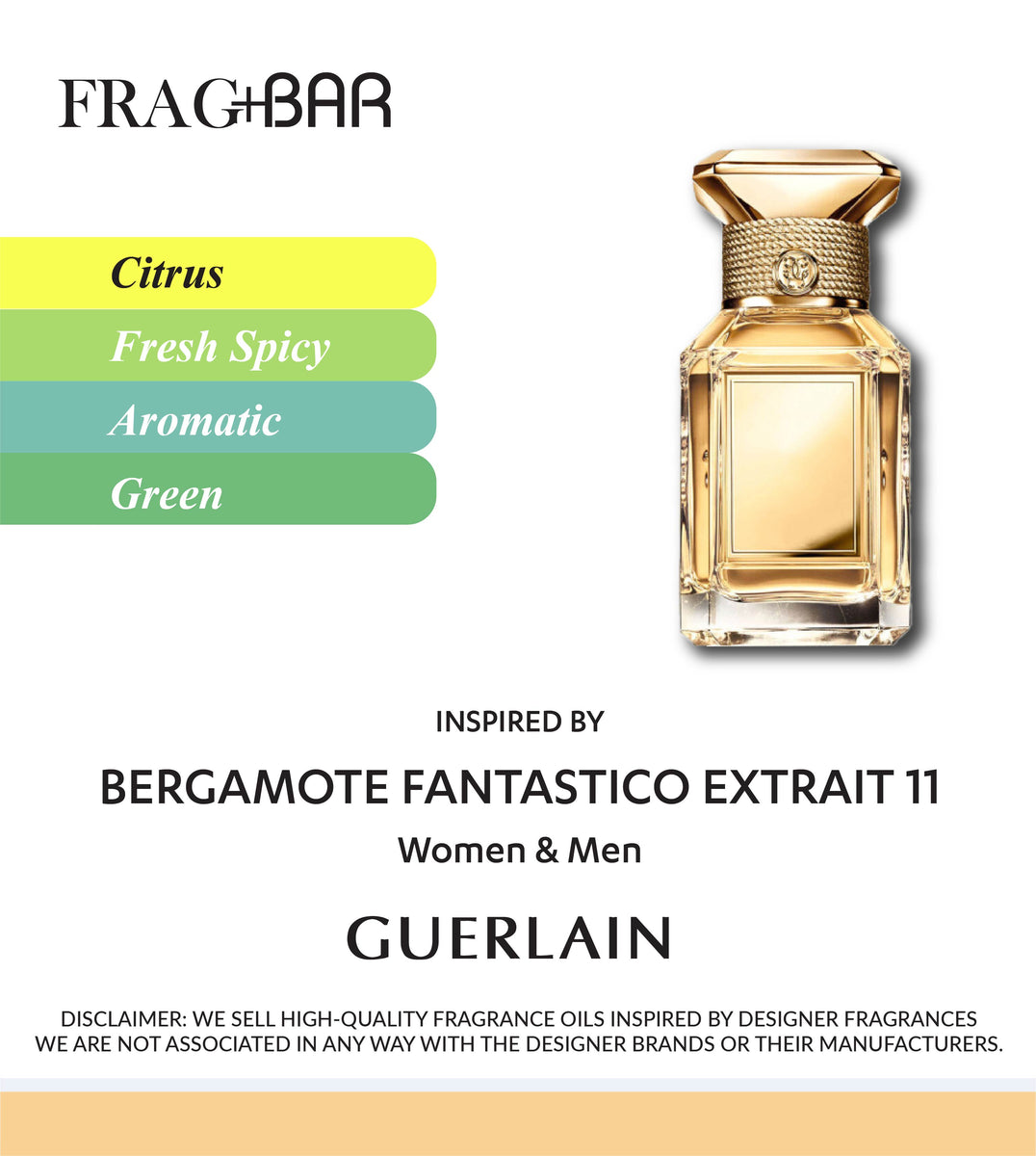BERGAMOTE FANTASTICO EXTRAIT 11 | Frag+Bar