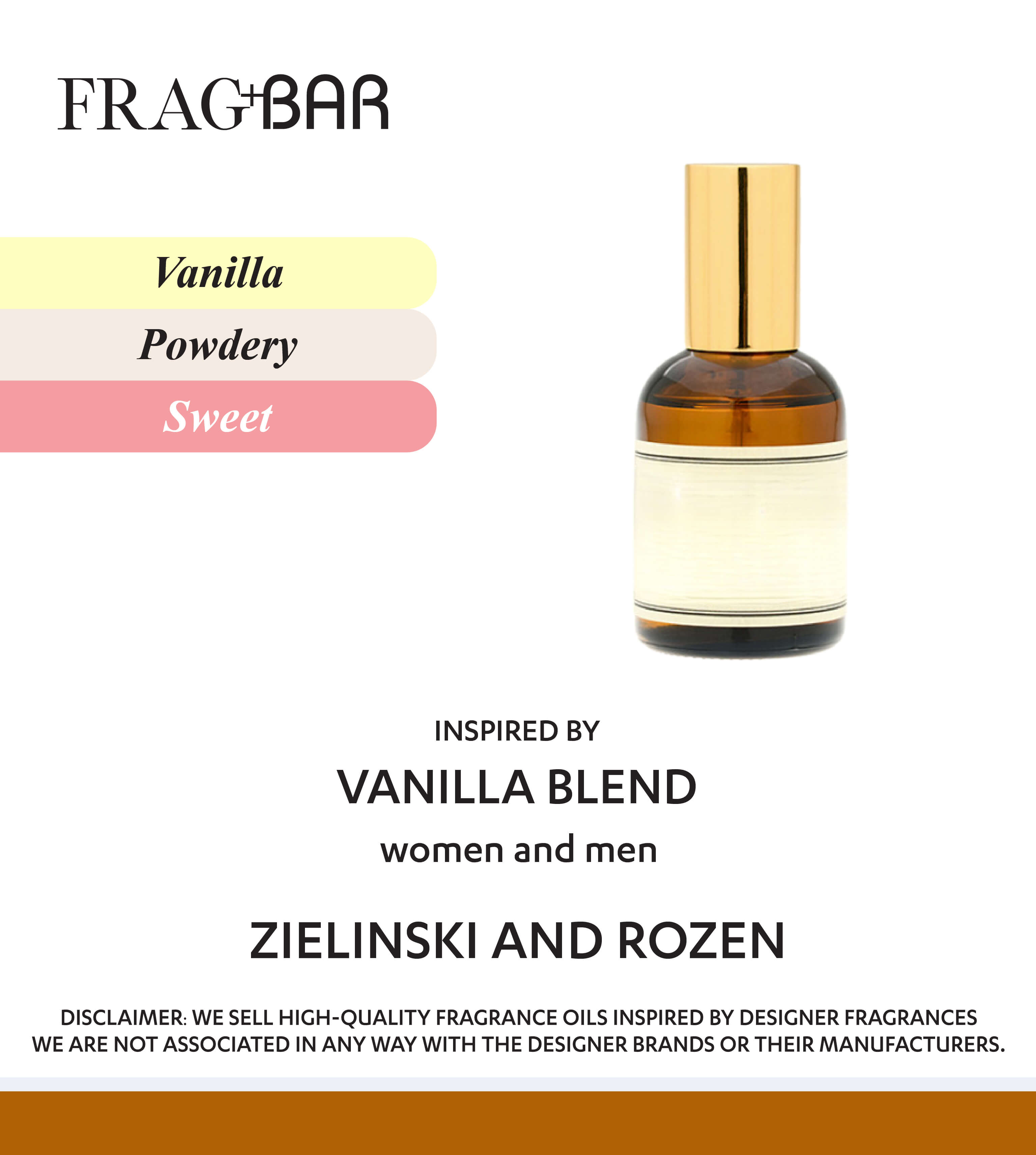 VANILLA BLEND Inspired by Zielinski & Rozen | FragBar– Frag+Bar