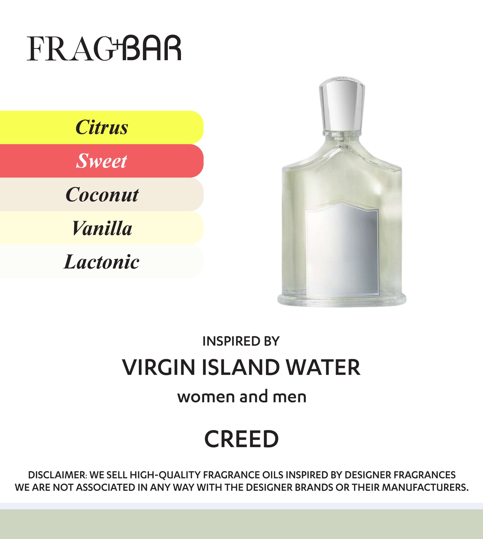 VIRGIN ISLAND WATER Inspired by Creed | FragBar– Frag+Bar
