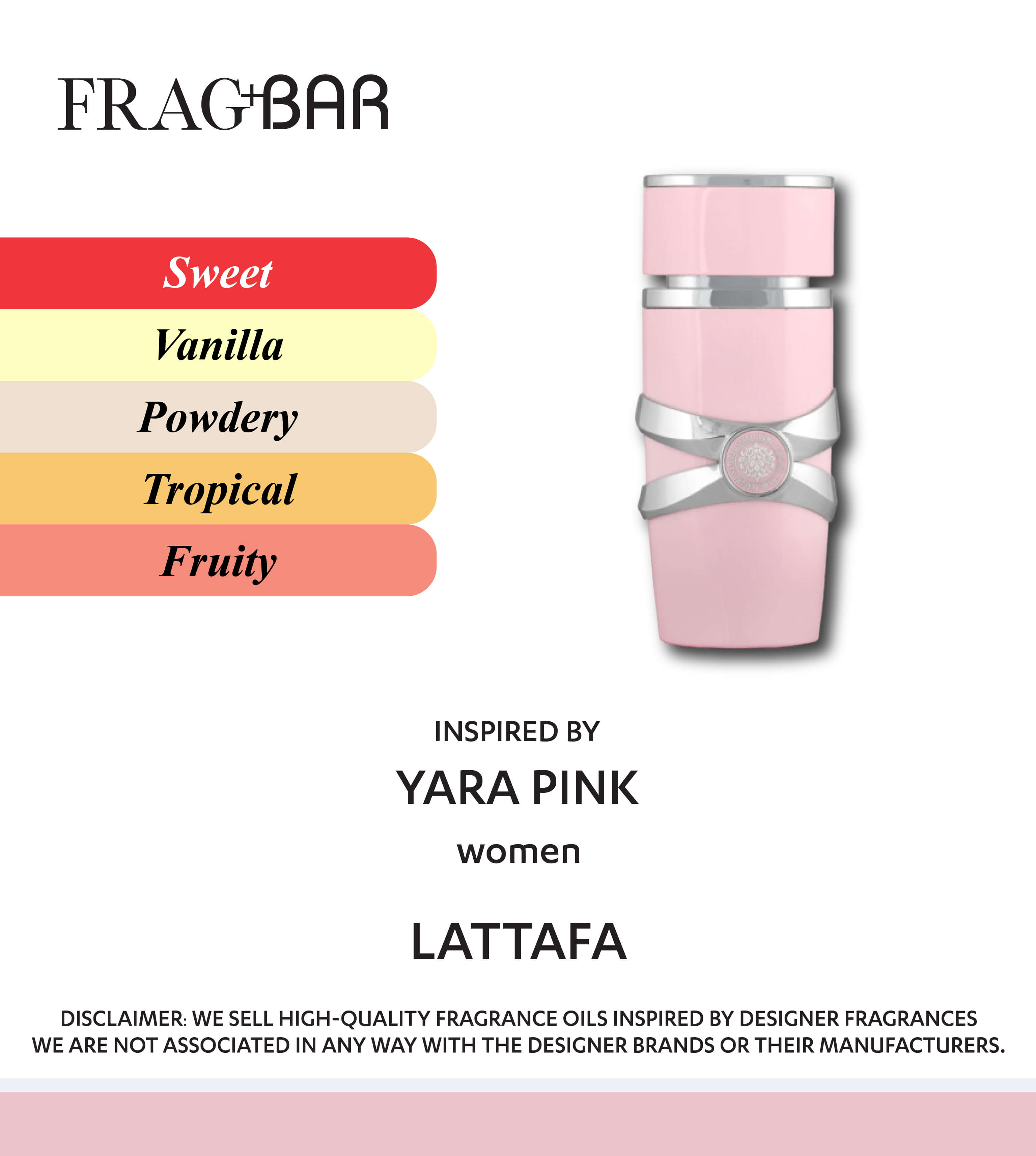 YARA PINK Inspired by Lattafa | FragBar– Frag+Bar