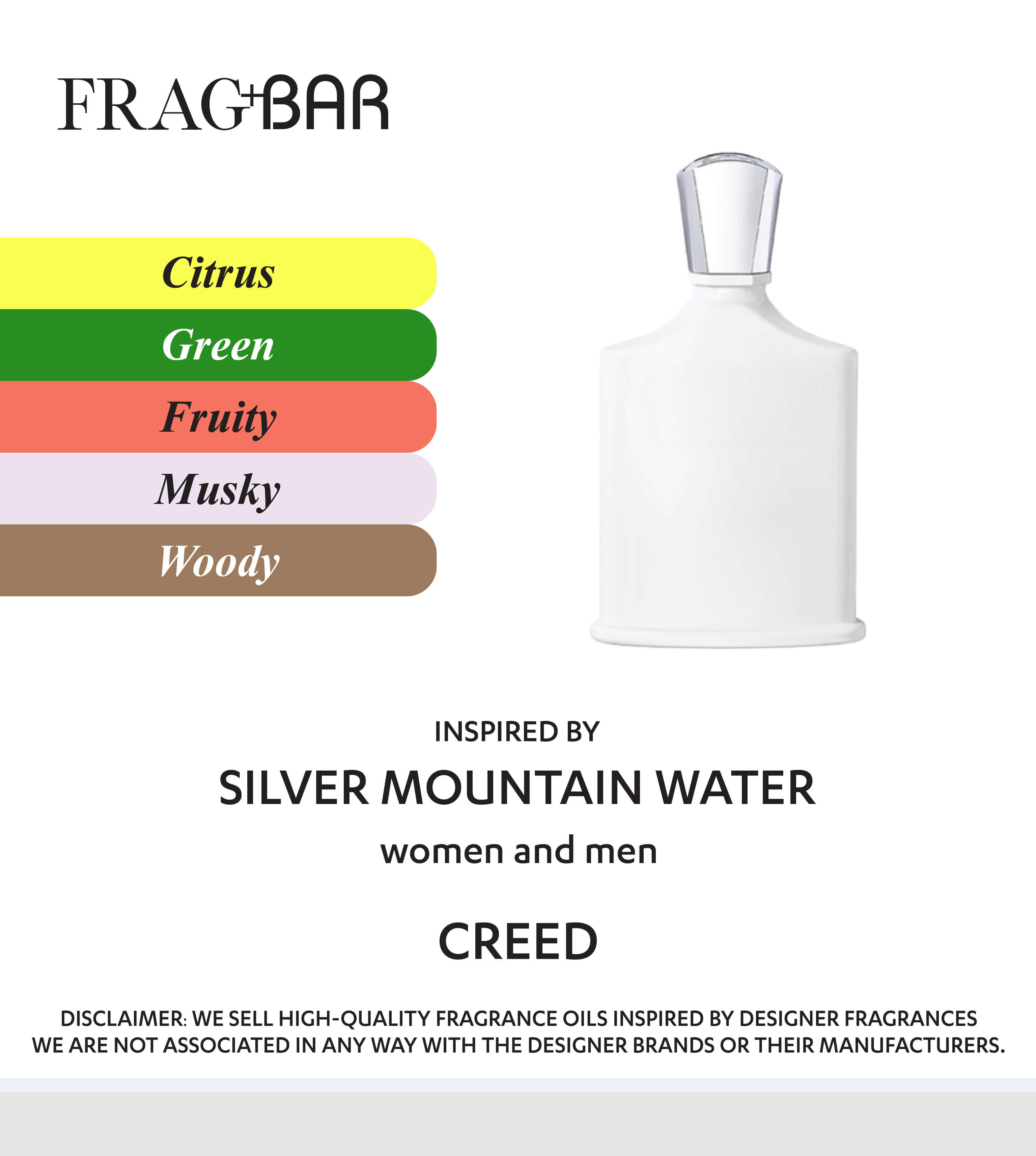 SILVER MOUNTAIN WATER | Frag+Bar