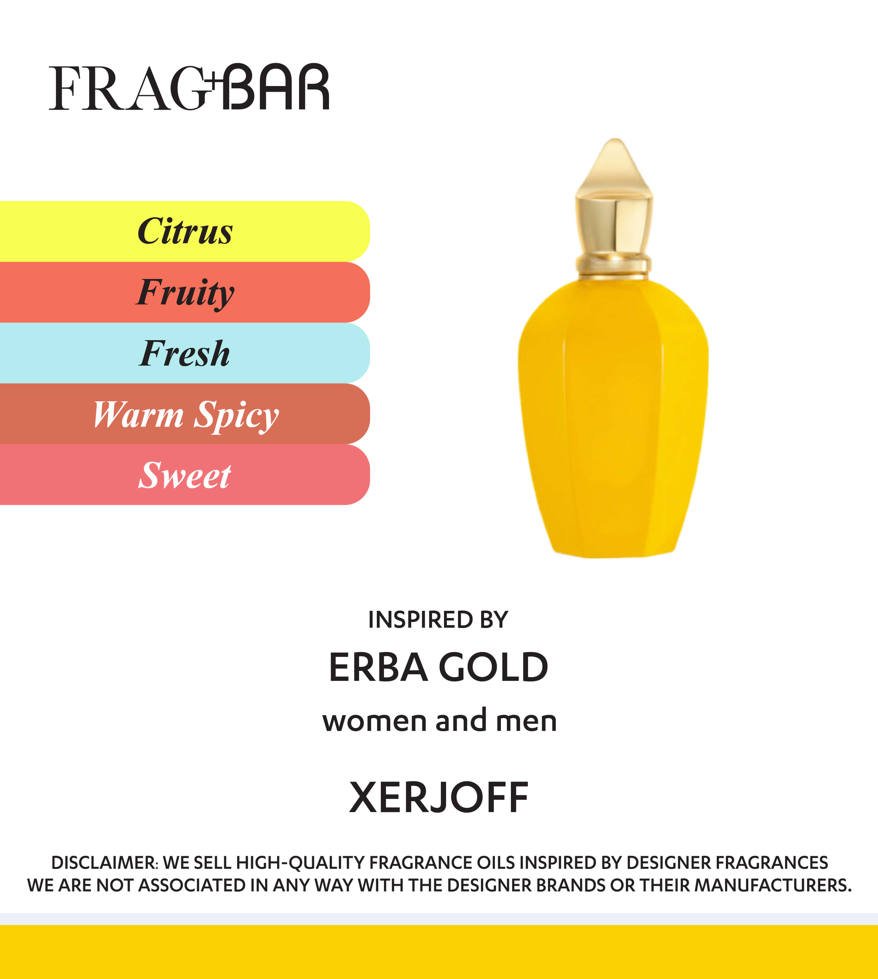ERBA GOLD Inspired by Xerjoff | FragBar– Frag+Bar