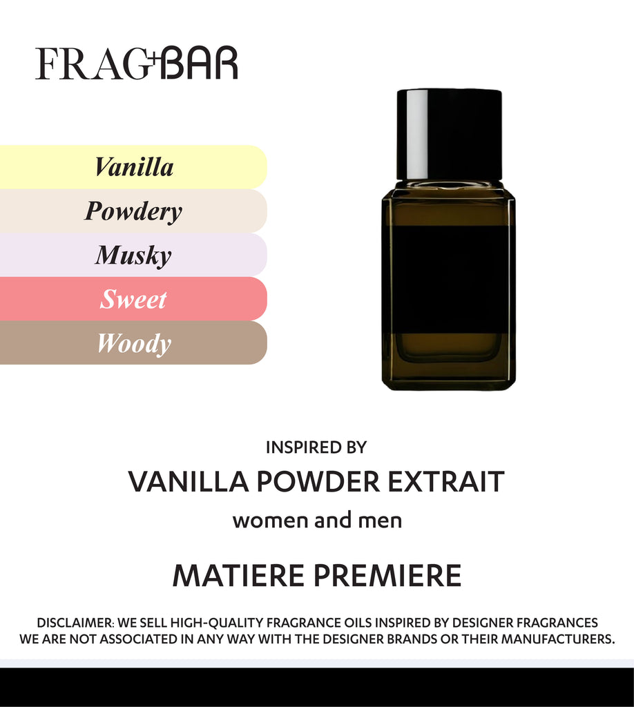 VANILLA POWDER EXTRAIT Inspired by Matiere Premiere | FragBar