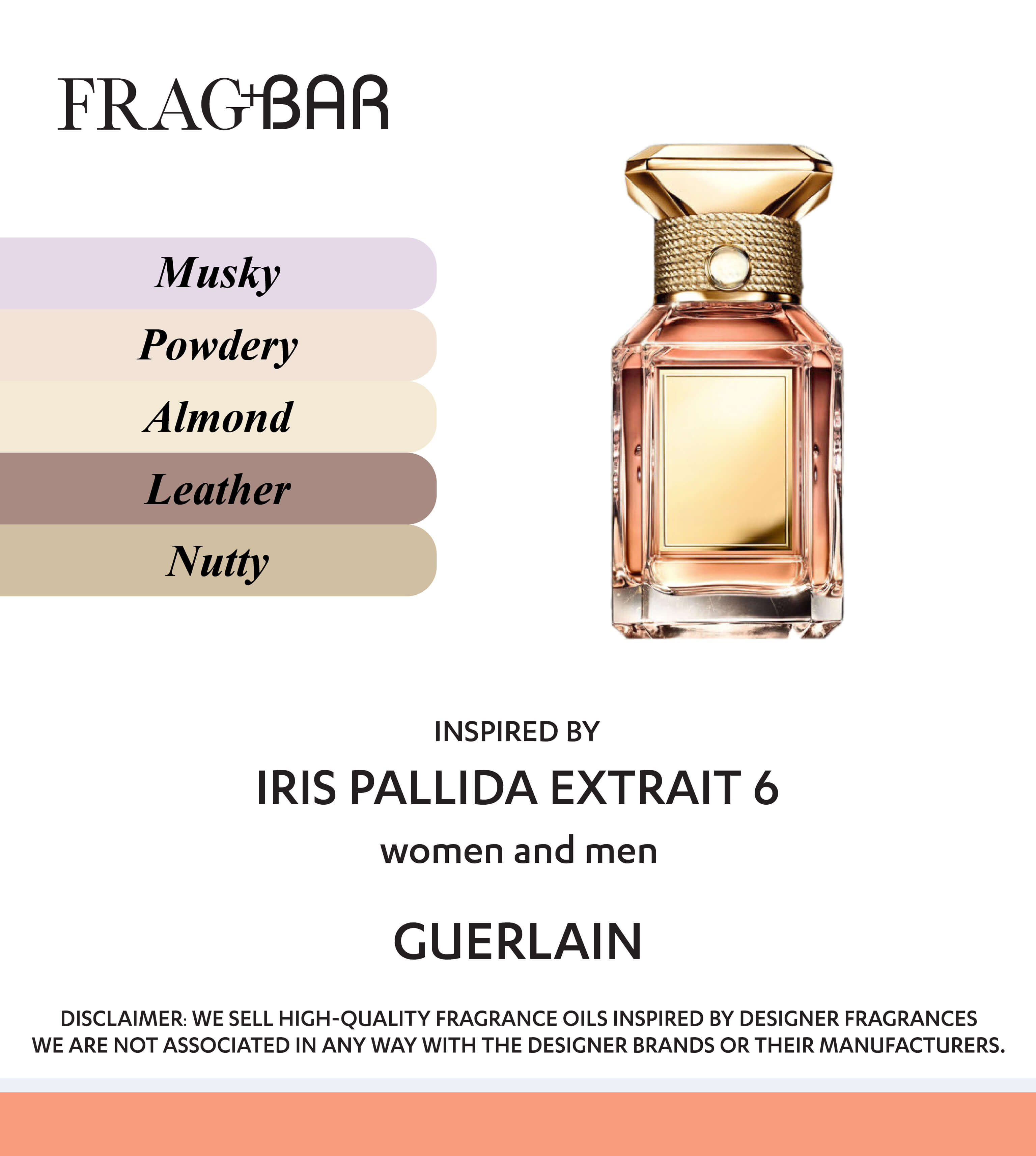 IRIS PALLIDA EXTRAIT 6 Inspired by Guerlain | FragBar– Frag+Bar