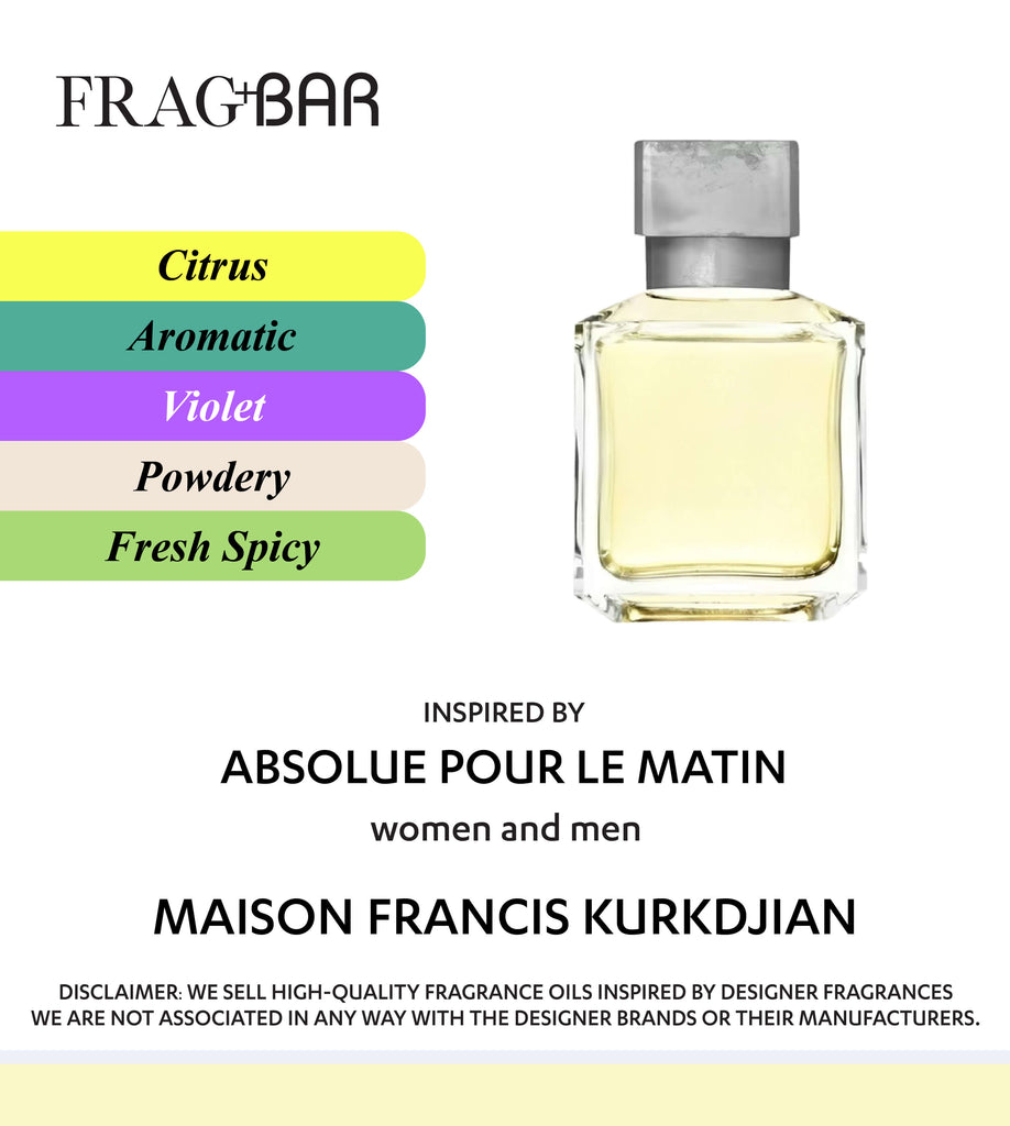 ABSOLUE POUR LE MATIN 2024 Inspired by Maison Francis Kurkdjian | FragBar