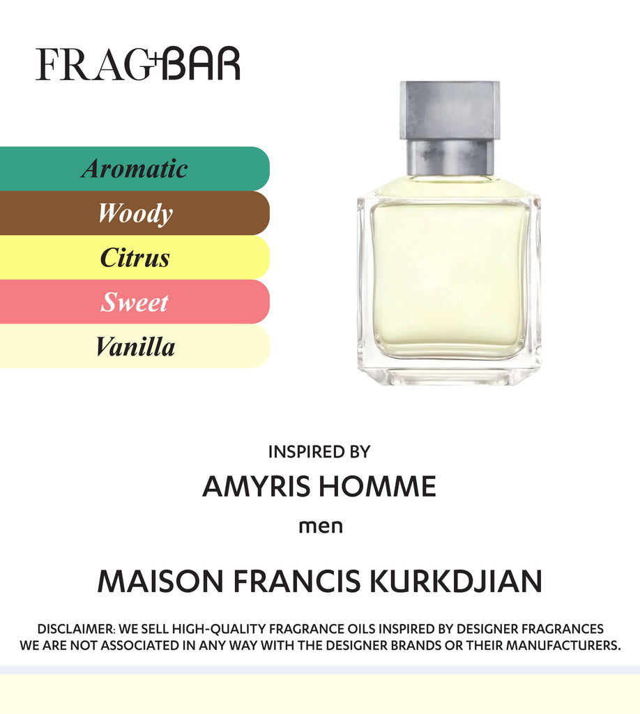 AMYRIS HOMME Inspired by Maison Francis Kurkdjian | FragBar