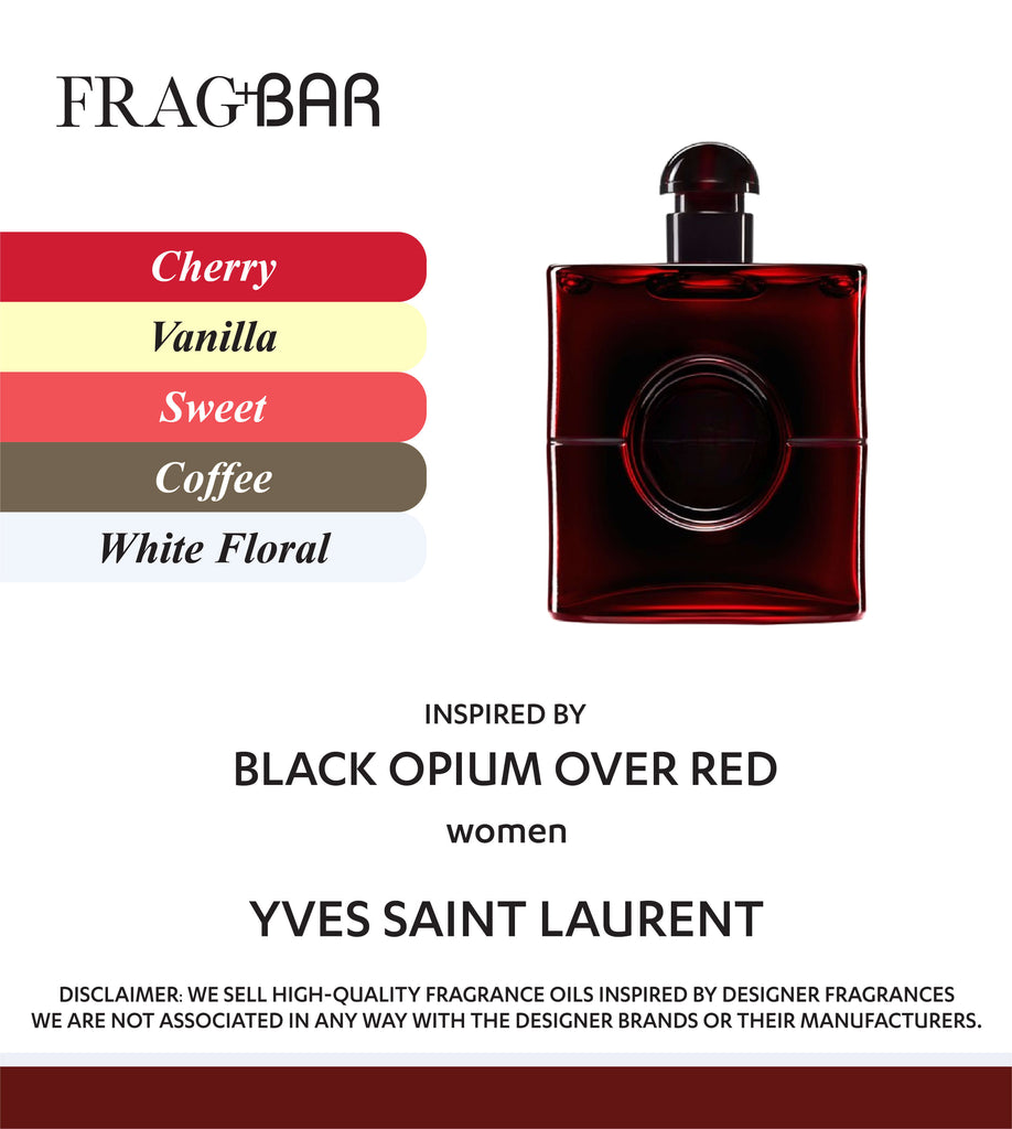 BLACK OPIUM OVER RED Inspired by YSL | FragBar