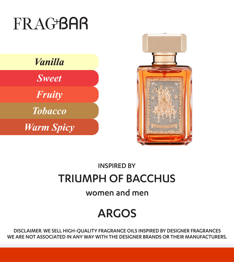 TRIUMPH OF BACCHUS Inspired by Argos | FragBar
