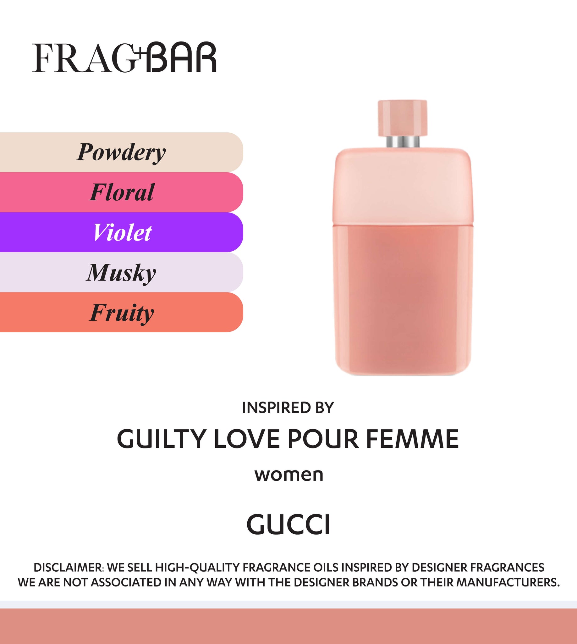 GUILTY LOVE POUR FEMME Inspired by Gucci | FragBar– Frag+Bar