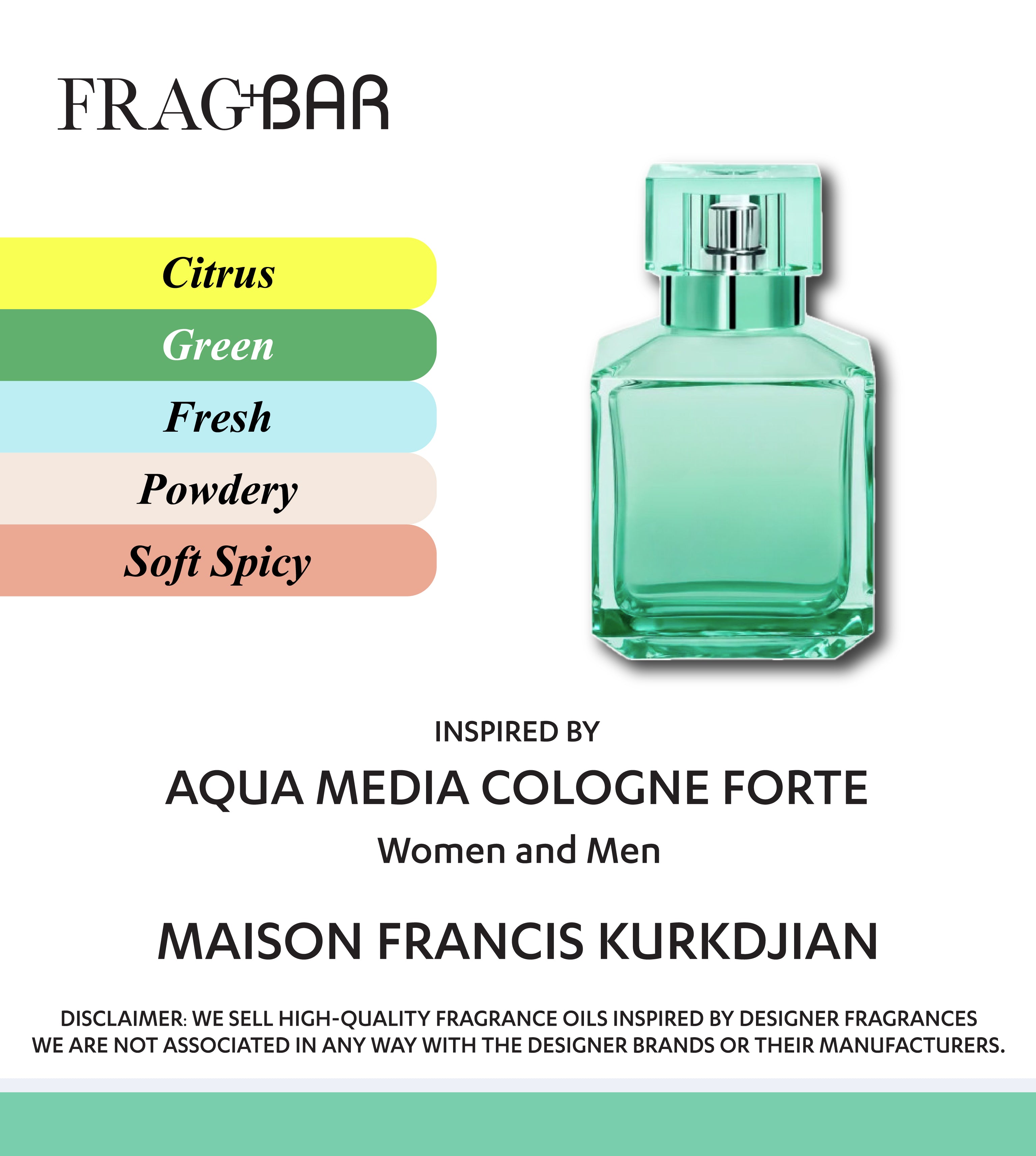AQUA MEDIA COLOGNE FORTE Frag+Bar