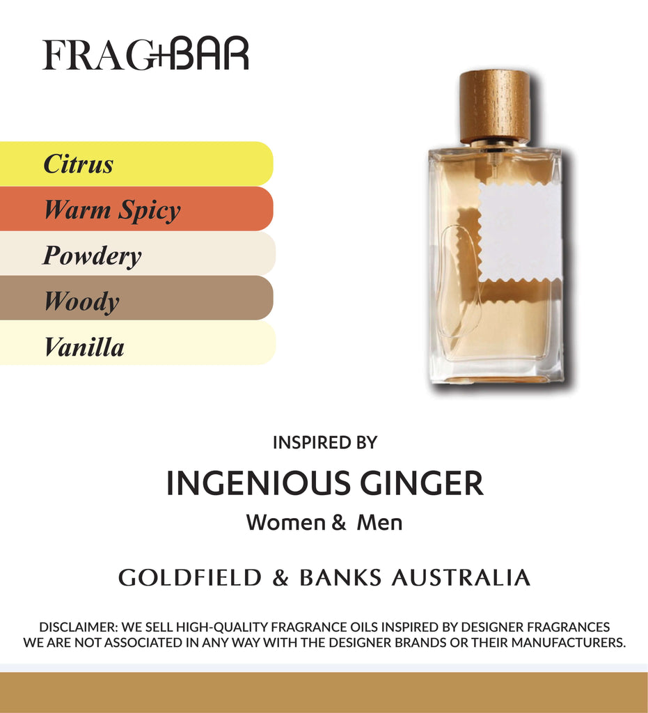 INGENIOUS GINGER Inspired by Goldfield & Banks | FragBar