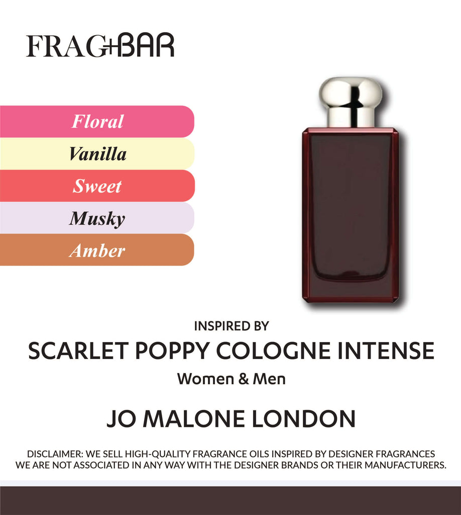 SCARLET POPPY COLOGNE INTENSE Inspired by Jo Malone | FragBar