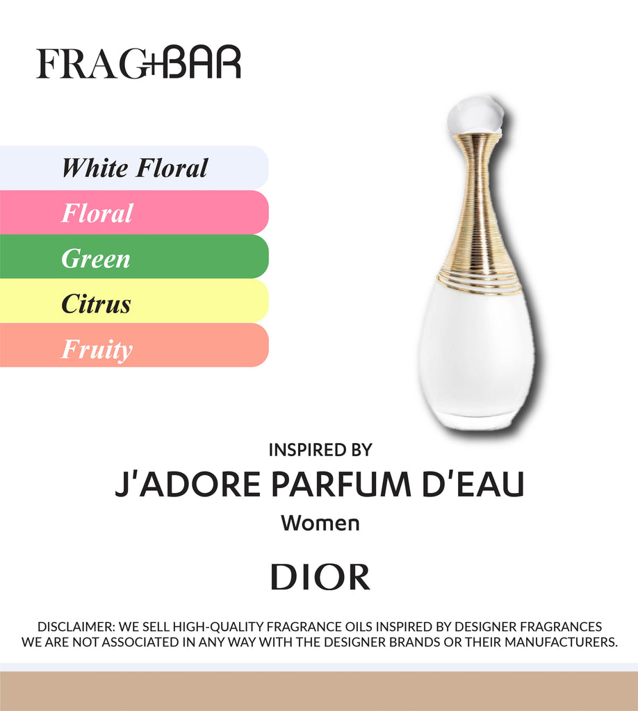 J'ADORE PARFUM D'EAU Inspired by Dior | FragBar