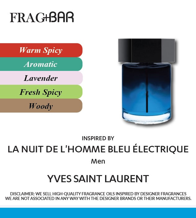 LA NUIT DE L'HOMME BLEU ÉLECTRIQUE Inspired by YSL | FragBar