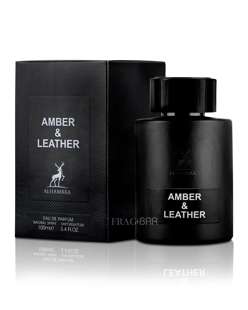 AMBER & LEATHER by Maison Alhambra 100ml | FragBar