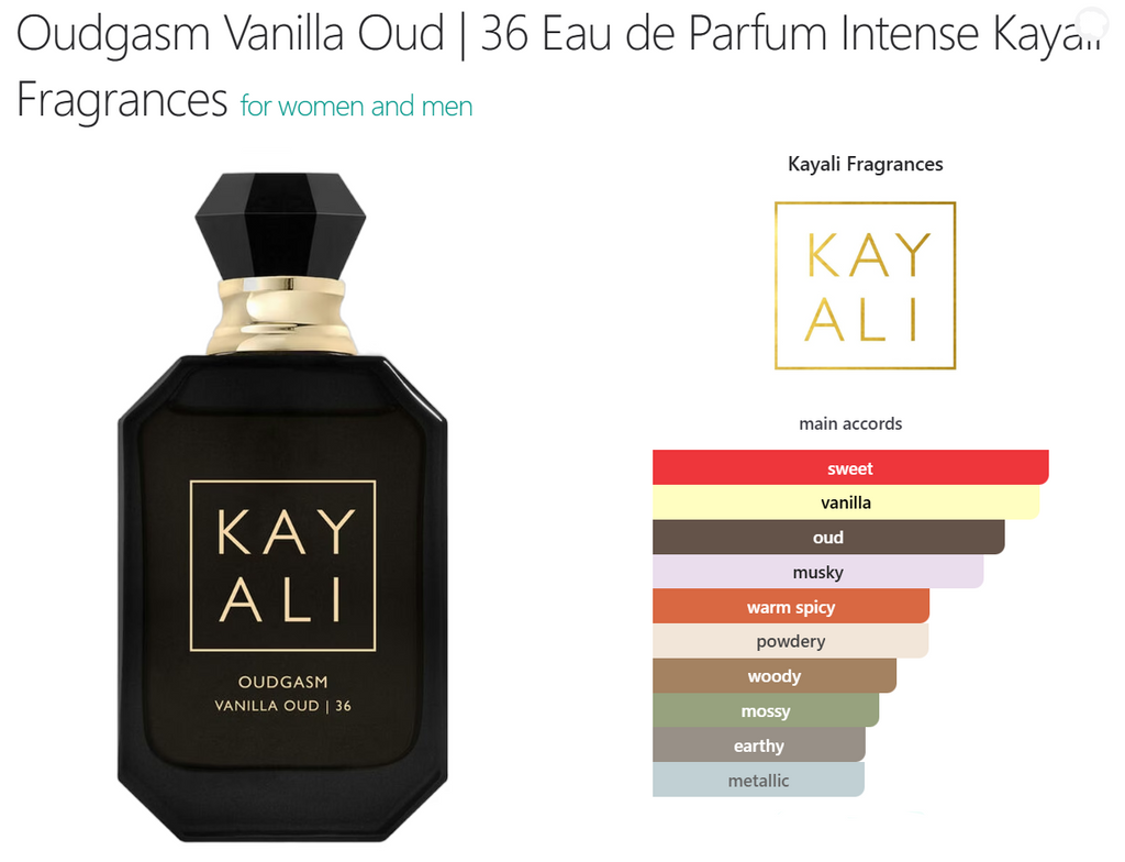 OUDGASM VANILLA OUD | 36 - Frag+Bar