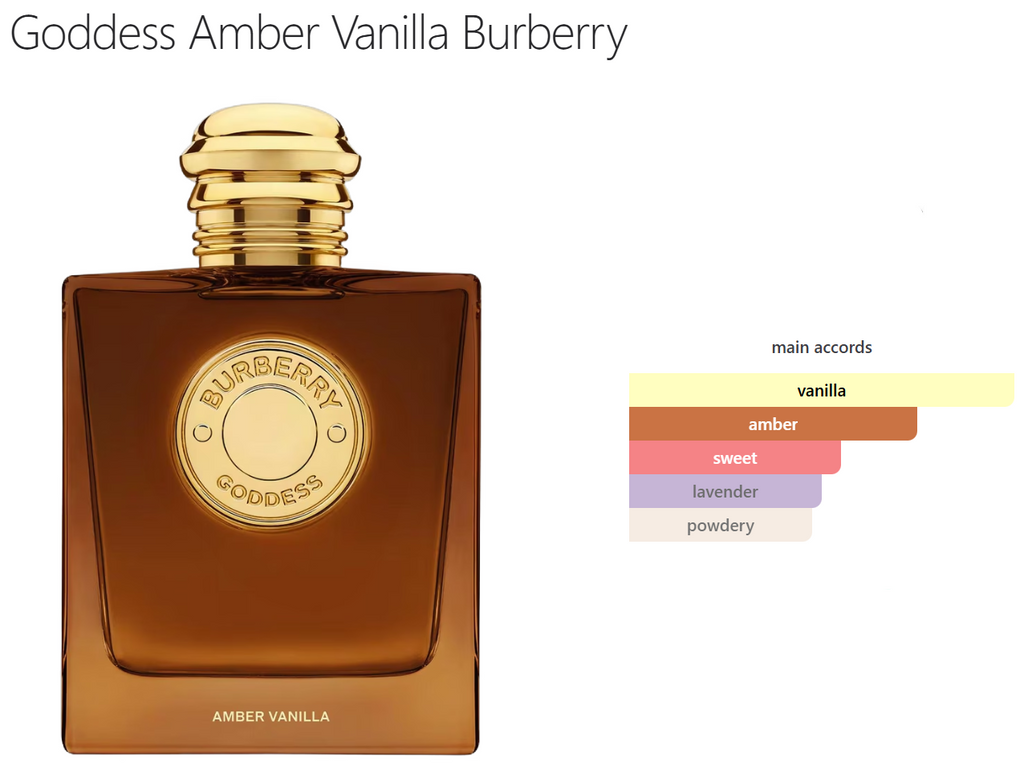 GODDESS AMBER VANILLA