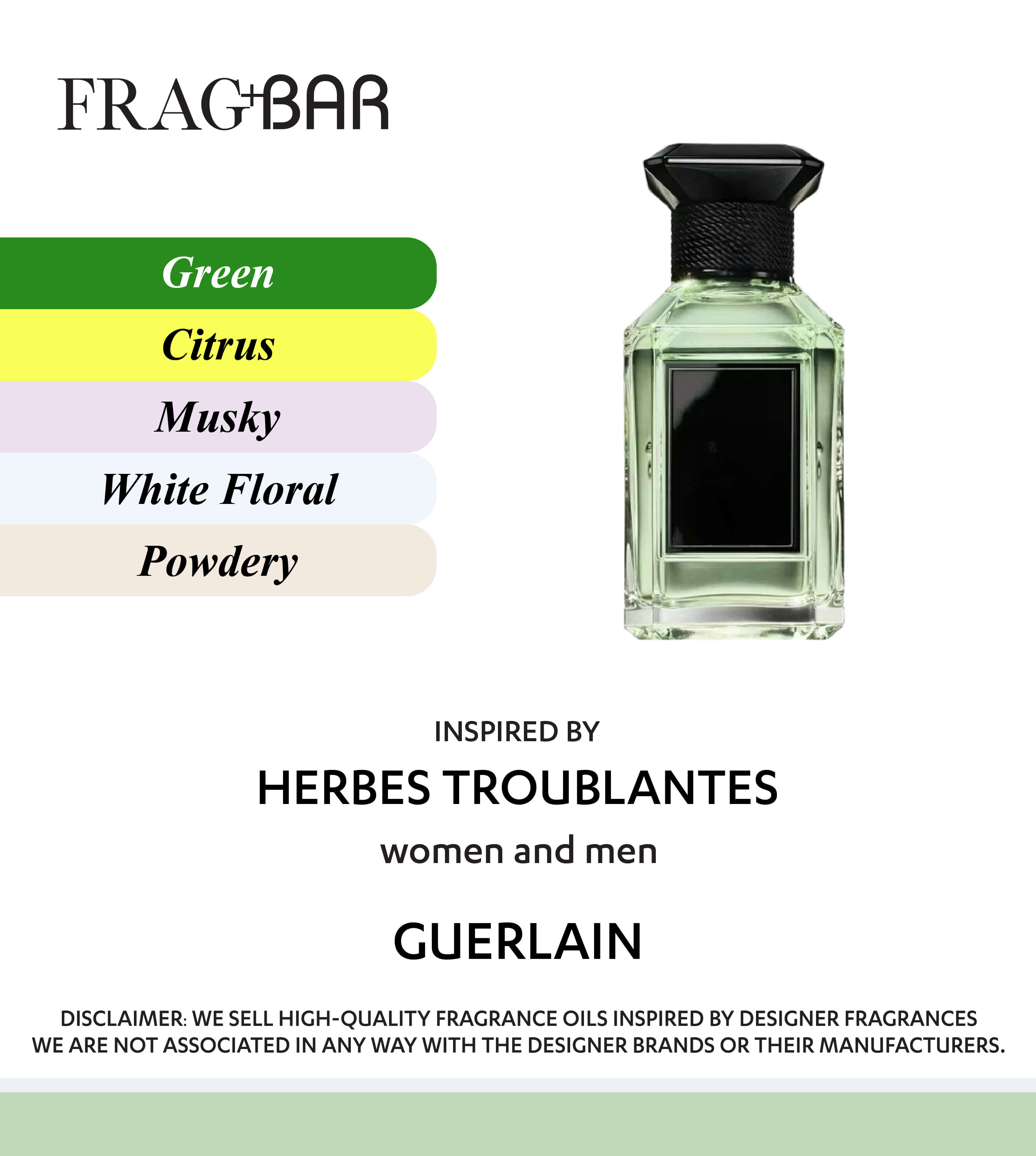 HERBES TROUBLANTES Inspired by Guerlain | FragBar– Frag+Bar
